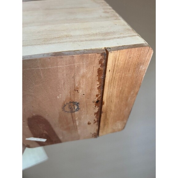 Antique Rustic Wooden Nesting Chicken Rooster Canister Set Of 4 Boxes - Picture 10 of 11